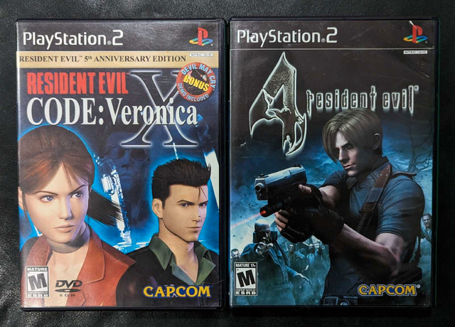 Selling Resident Evil PS2 Games in Older Generation in Hamilton