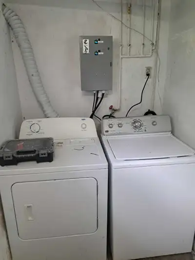Only one pay box timer. Washers and dryers., View more