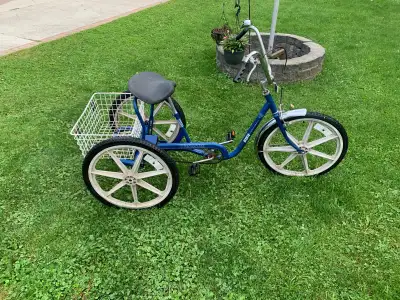 Excellent condition 3 wheel bike nice big seat, basket for your goodies and the bell works lol it’s...