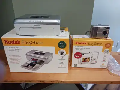 Kodak digital camera and printer, View more