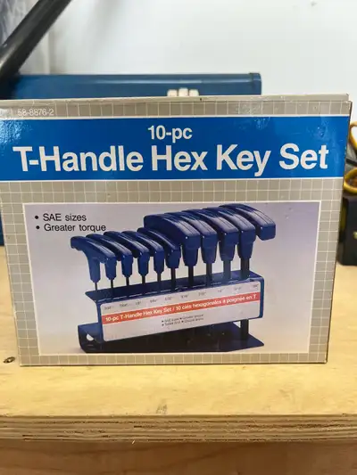 T-Handle Hex Key Set, View more