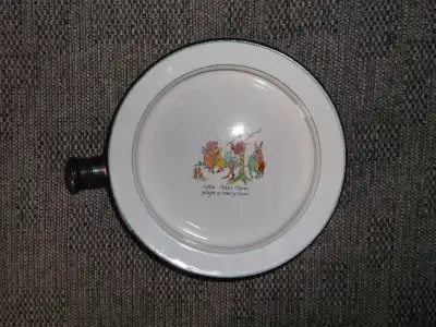 1. ANTIQUE: "PETER PIPER" Collectible Baby/Child WARMING DISH--This is a nice, collectible, antique...