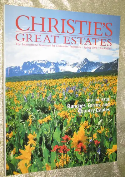 CHRISTIE'S GREAT ESTATES THE INTERNATIONAL SHOWCASE FOR DISTINCTIVE PROPERTIES Spring 1998, Special...