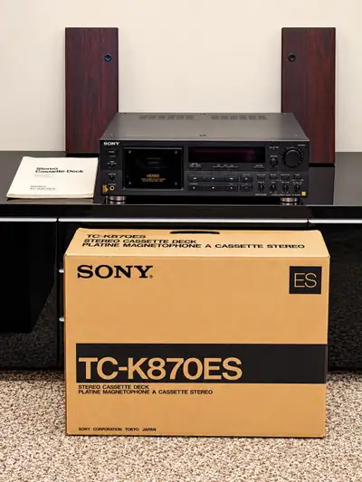 Sony  TC-K870ES cassette deck, View more