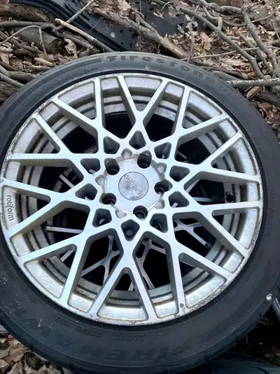 These are used 18" rims, no dents or cracks but used. Tires could be included for extra