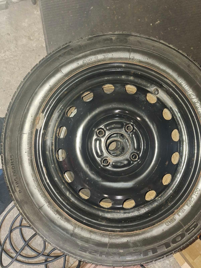 4 KUMHO Tires on steel rims in Tires & Rims in St. Albert - Image 4
