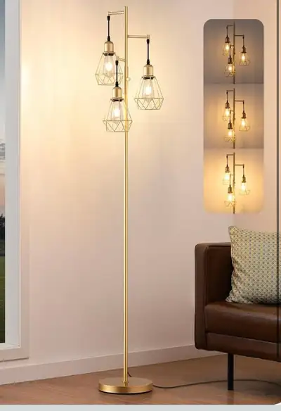 EDISHINE Farmhouse Floor Lamp, View more