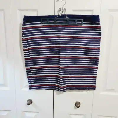 Reitmans blue stripe skirt size 18, View more