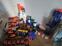 HUGE LOT OF NERF WATER GUNS SUPER SOAKERS "WATER GUN PARTY READY