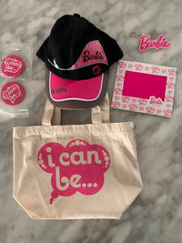 BARBIE Barbie Barbie Baseball Hat Canvas Bag Photo Frame Buttons