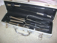 Stainless Steel BBQ tool set - Five pieces