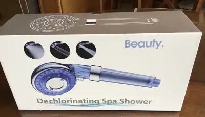 Brand New- Dechlorating Spa Shower Head OBO, View more