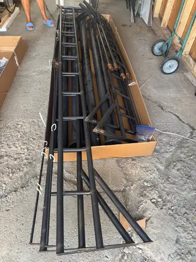 $85 for used metal square gazebo tent or can be use for project , View more