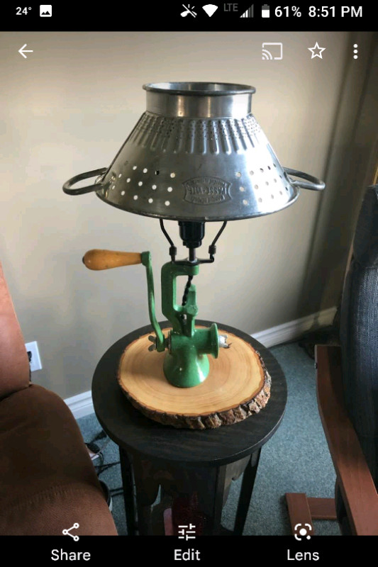 Custom Vintage Table Lamp in Indoor Lighting & Fans in Kitchener / Waterloo