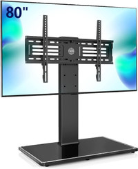 FITUEYES Universal TV Stand/Base Swivel Tabletop TV Stand