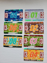 Vintage bus stm passes from Montreal