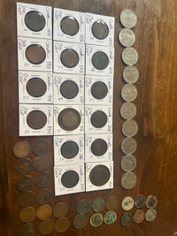  Canadian large cent and dollar collection
