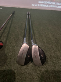 Taylormade rescue clubs #3 (19)   &   #4 (22)