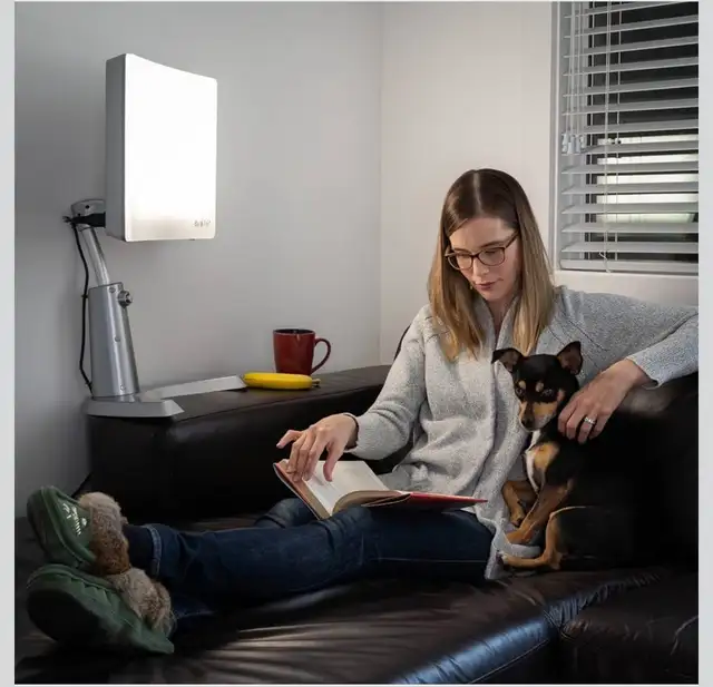 Brand new Carex Day-Light Classic Plus Bright Light Therapy Lamp in Indoor Lighting & Fans in London - Image 4