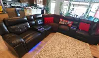 Sectional Electric Recliner couch set