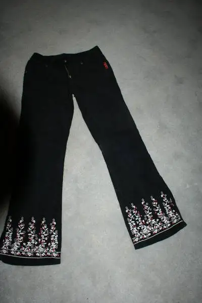 Black  Velour Cheetah Girls Pants Size 10, View more
