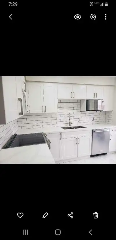 Elevate your kitchen or bathroom with professional backsplash tile installation in London, Ontario!...