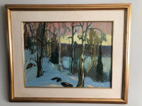 Gaston Rebry Original Oil Painting - Top Listed Canadian Artist