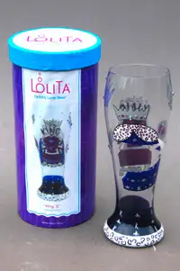 Hand Painted Pilsner Beer Glass Gift Set (Lolita)