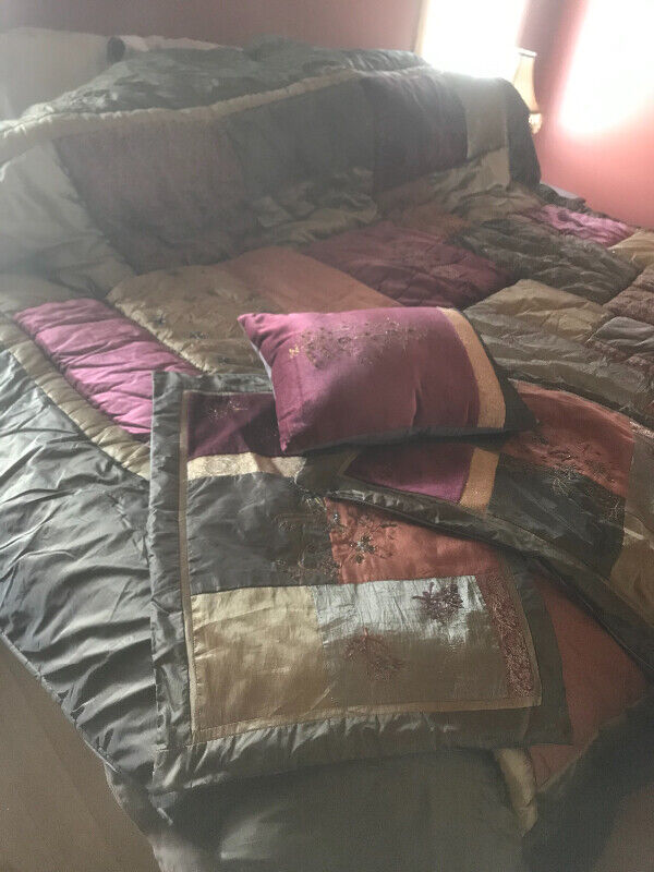 King size comforter set Bedding Winnipeg Kijiji