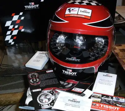 TISSOT MotoGP Watch & Helmet Display Set - 2007 Limited Edition, View more