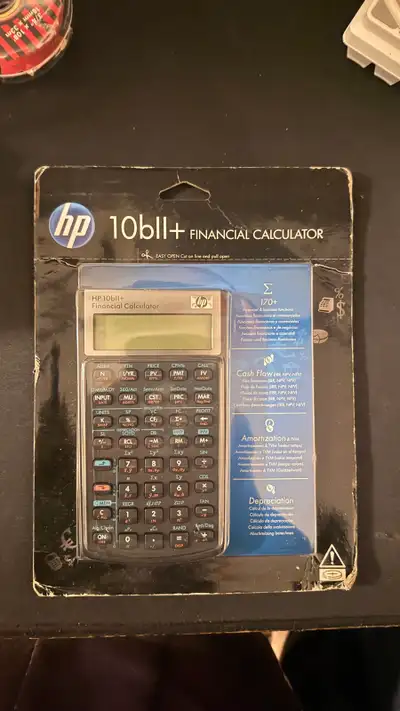 HP 10bll+ financial calculator. Brand new other than the packaging but and still sealed. Bought a wh...