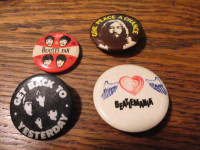 1960s & 1970s BEATLES LENNON METAL PINS PINBACKS $5 EA. VINTAGE