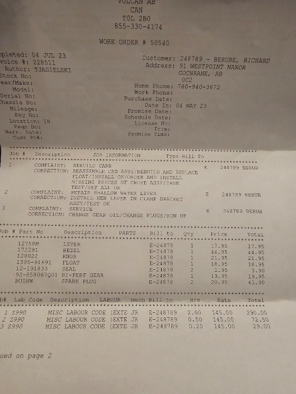 1997 25 hp Mercury outboard motor 2 stroke long shaft. Powerboats