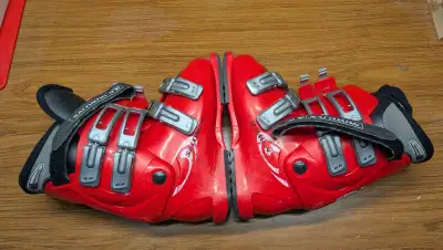 Bottes de ski 24.5 286 mm - Salomon rouge, View more