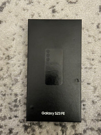 Samsung S23 FE 128GB - Brand New (black) - unlocked 