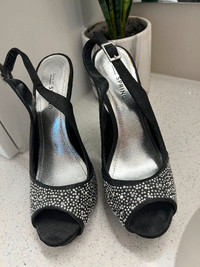 Ladies size 7 elegant and fancy heels.