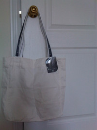 Levelwear porter carry bag Casual Bag 100%  cotton 14.5x16x4"