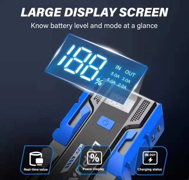 PORTABLE CAR BATTERY BOOSTER NEW532105366287820805