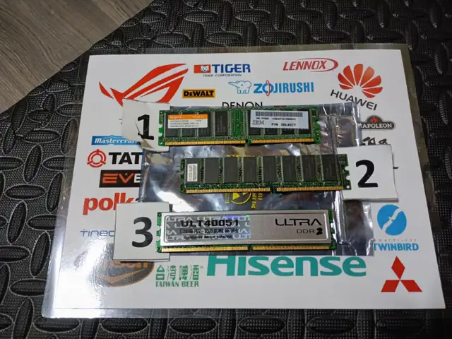 Various Computer Desktop Memory DDR DDR2 RAM in System Components in Oshawa / Durham Region - Image 2
