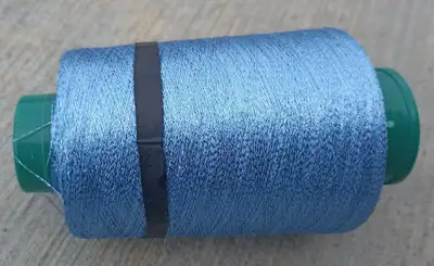 Lurex thread, Blue metallic lace sparkle yarn, Light blue Italia, View more