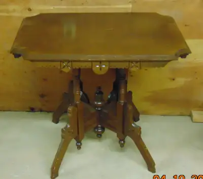 EASTLAKE STYLE PARLOUR TABLE, View more