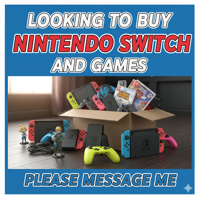 BUYING ALL NINTENDO SWITCH and games, View more