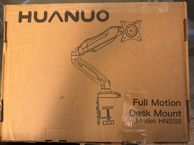 Huanuo Full Motion Desk Mount HNSS6 in Monitors in Calgary