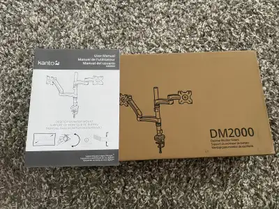 Kanto DM2000 desktop monitor mount , View more