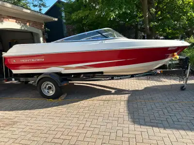 2008 Monterey 18ft boat in good working condition. Powered by a 3.0l mercruiser Comes with a shorela...