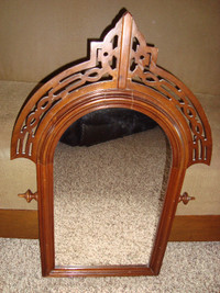 VINTAGE VICTORIAN WALL MIRROR