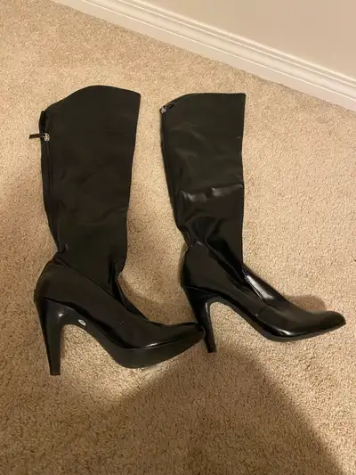 Black Franco Sarto Dressy Boots - Ladies size 10, View more