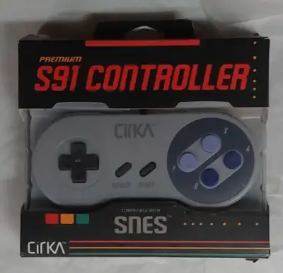 CIRKA S91 Controller for The Nintendo Snes Game Console. New /Open box The CirKa SNES Controller giv...