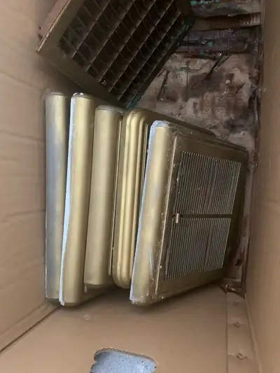 vintage floor grills  and heat registers, View more