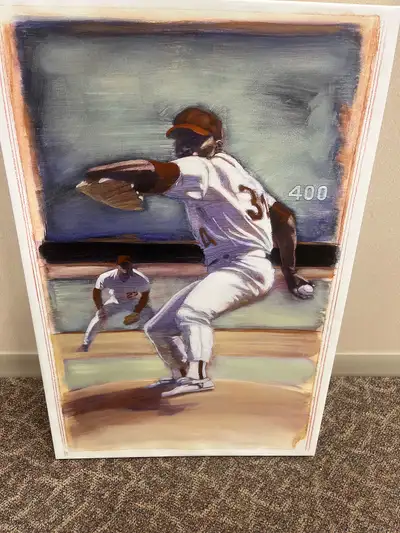 Canvas Baseball Picture on Frame, View more